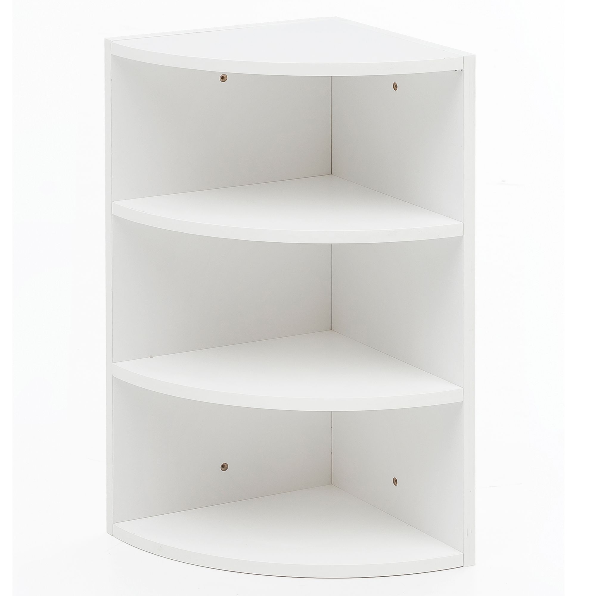 Mensola ad angolo bianco 30 x 60 x 30 cm wl5.843 mensola da parete in legno mensola sospesa ad angolo