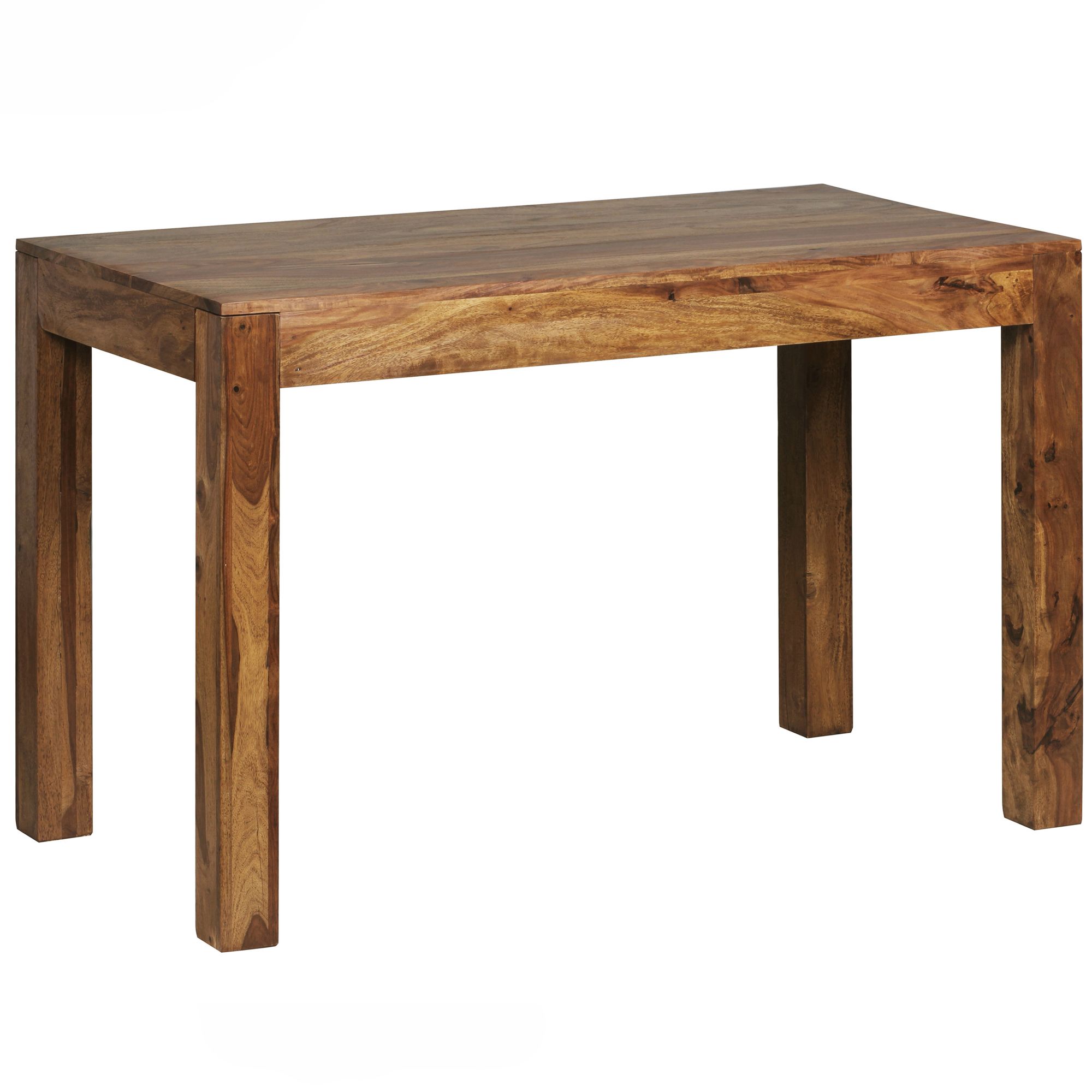 Tavolo da pranzo MUMBAI Legno massello Sheesham Marrone scuro 120 x 60 cm | 4 gambe