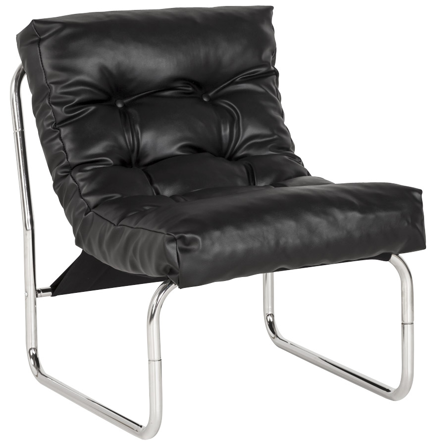 Poltrona lounge 'LOFT' nera
