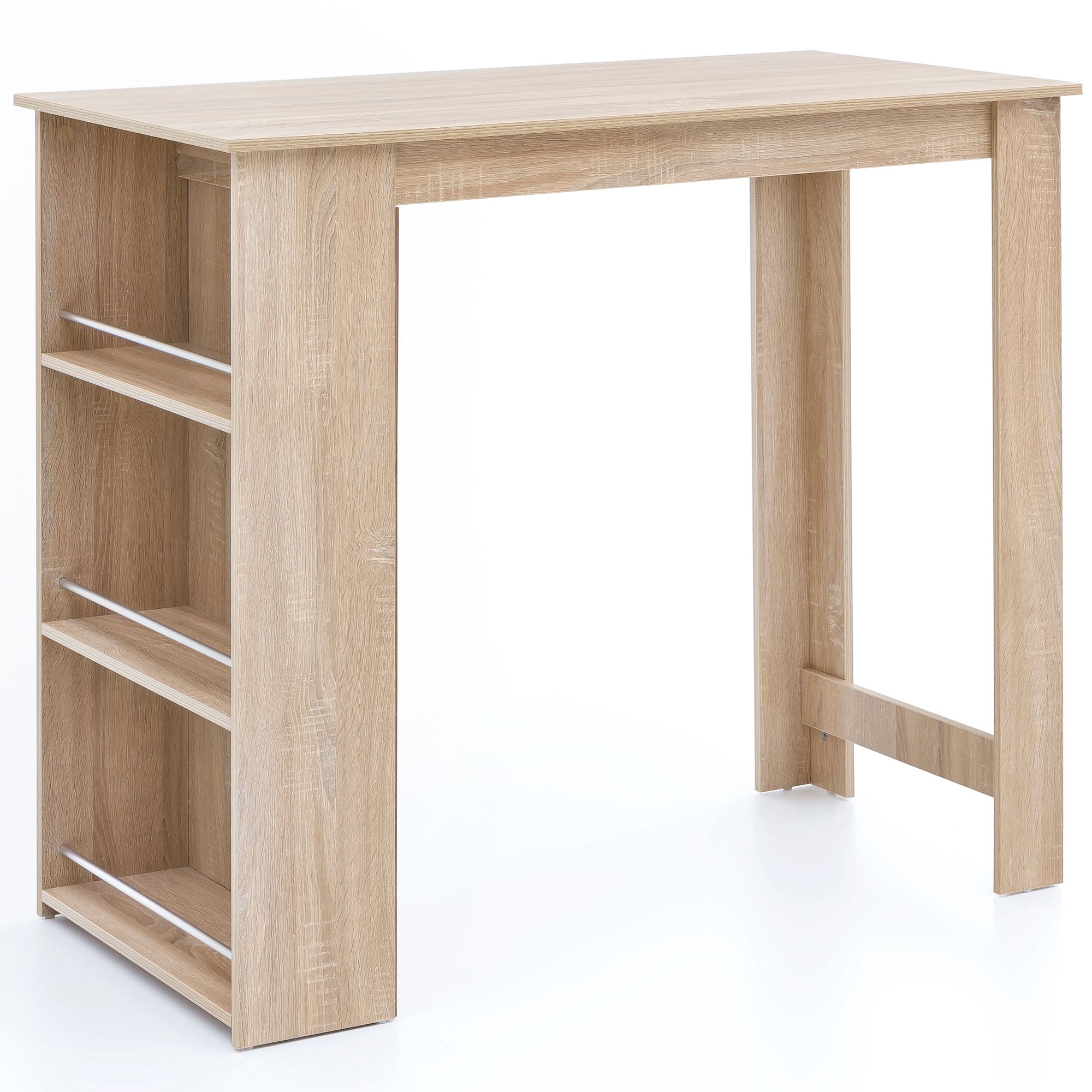 Tavolo Bar in Legno Sonoma | Colore Sonoma Quercia | 120x107,5x60 cm