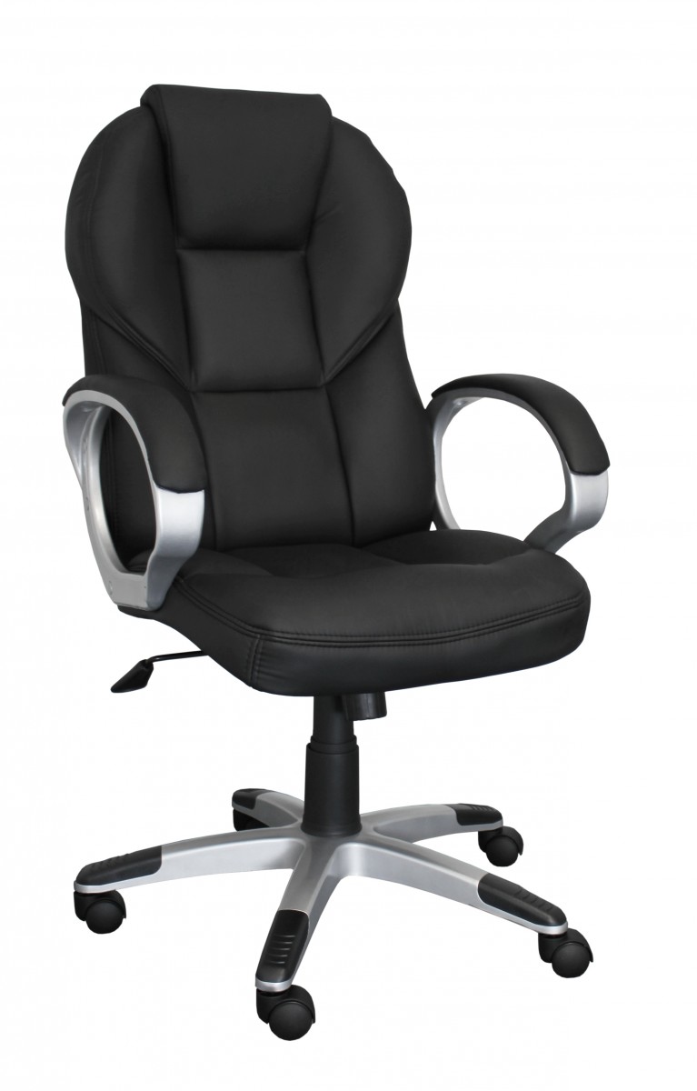 Sedia da ufficio matera  finta pelle nera scrivania sedia design  sedia  sedia con x-xl tappezzeria